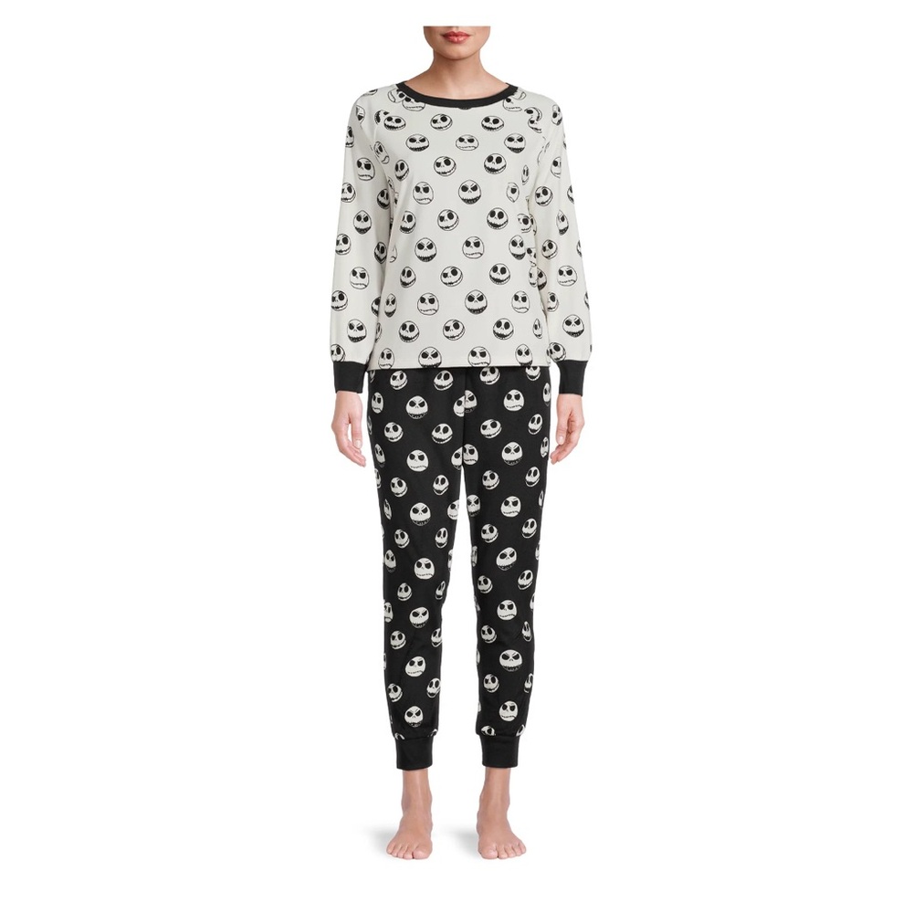 Disney Women's and Women's Plus Nightmare Before Christmas Pajama Set, 2-Piece